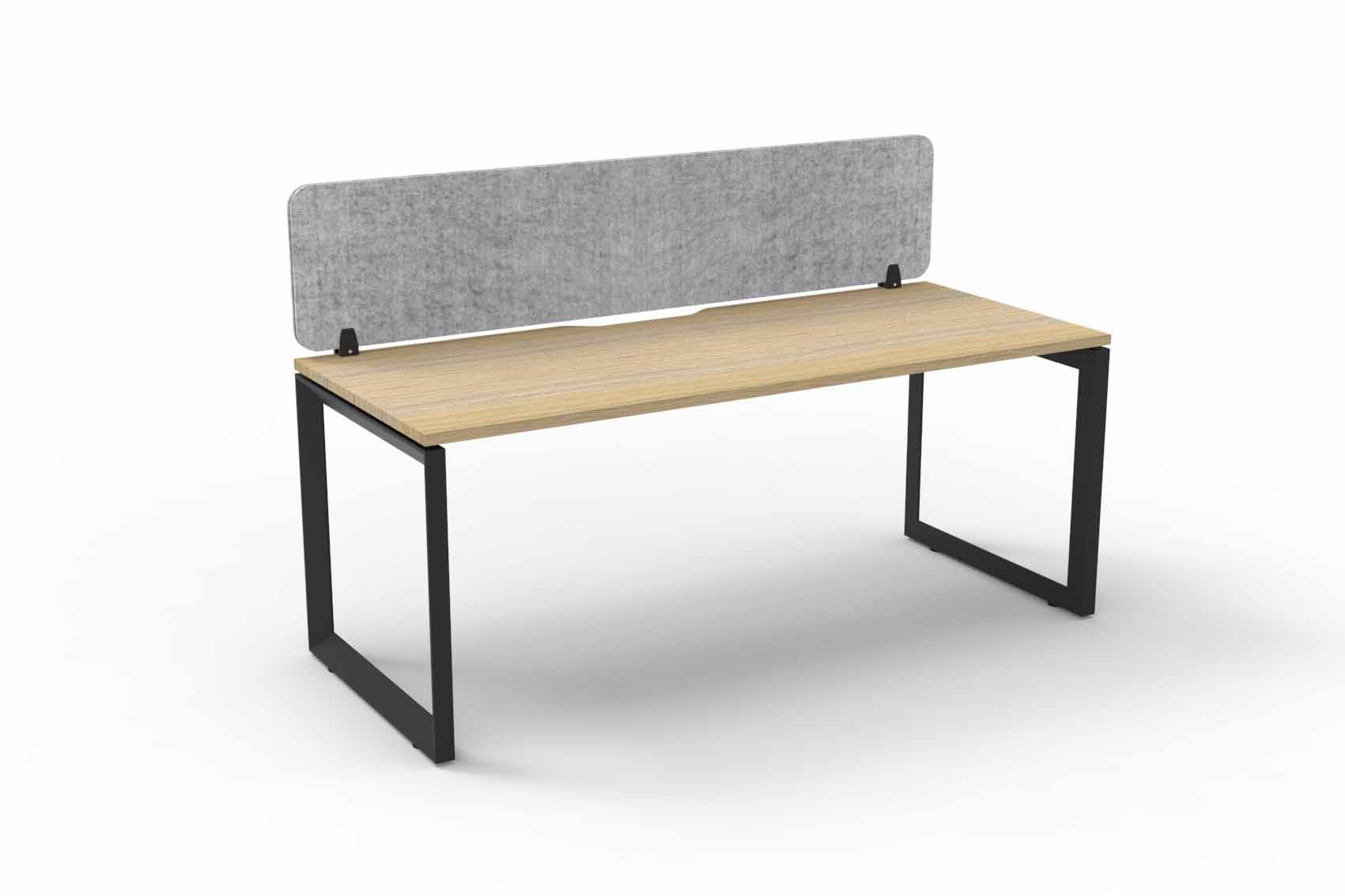 Loop 1 Person Single Sided Workstation - with Eco Screen